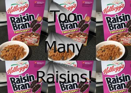 Too Many Raisins Too Many Raisins