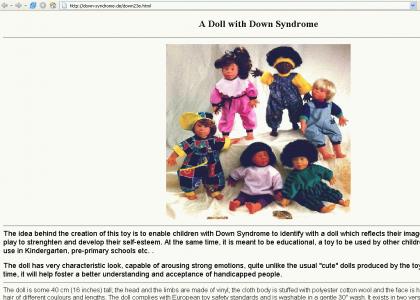 Down Syndrome dolls...? WTF? Down Syndrome dolls...? WTF?
