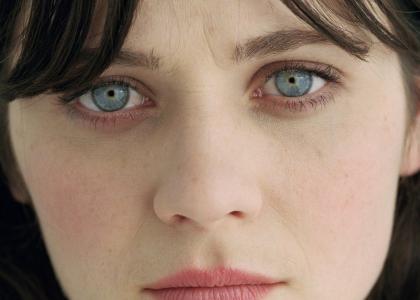 Zooey Deschanel Stares Into Your Soul Zooey Deschanel Stares Into Your Soul