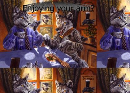 Enjoying your arm? Enjoying your arm?