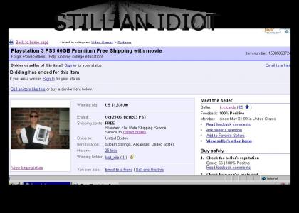 The ps3 on ebay actually retailed for... The ps3 on ebay actually retailed for...