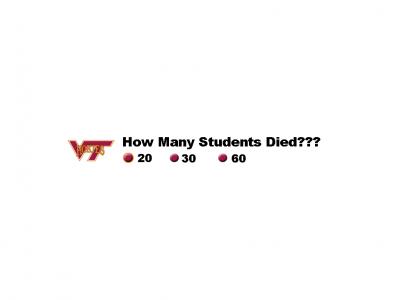 Virginia Tech Shootout Gets All the Publicity Virginia Tech Shootout Gets All the Publicity