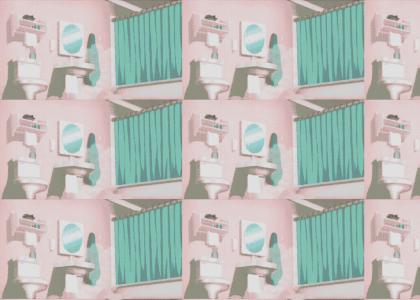 Rod Stewart in the shower. Rod Stewart in the shower.
