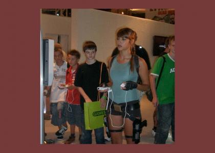 How To Play With Your Wii (Featuring Lara Croft) How To Play With Your Wii (Featuring Lara Croft)