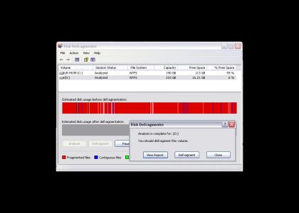 I should defragment? I should defragment?