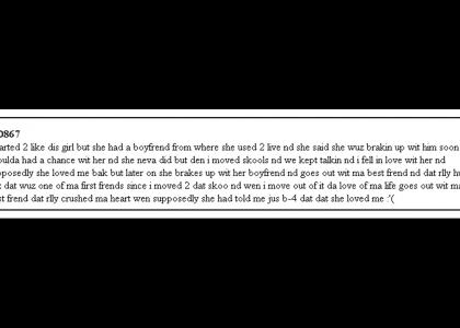 Another dramatic reading of a Breakup letter Another dramatic reading of a Breakup letter