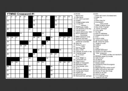 YTMND Crossword #1 YTMND Crossword #1