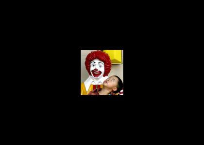 ronald kills asians! ronald kills asians!