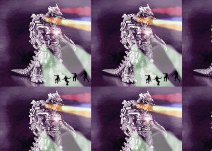 Mechagodzilla Robot Techno Dance Mechagodzilla Robot Techno Dance