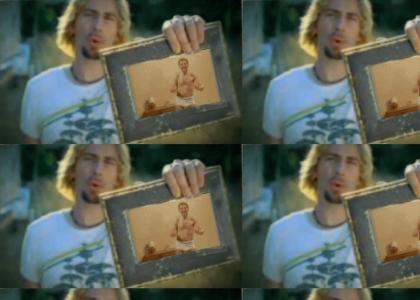 Look at pants-less man's photograph! Look at pants-less man's photograph!