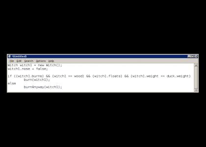 Monty Python and the Holy Grail in C Monty Python and the Holy Grail in C