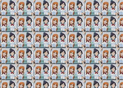 Tatsuki Strokes Orihime Tatsuki Strokes Orihime
