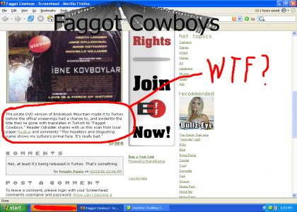 Faggot Cowboys Faggot Cowboys