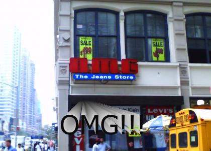 OMG a jeans store! OMG a jeans store!