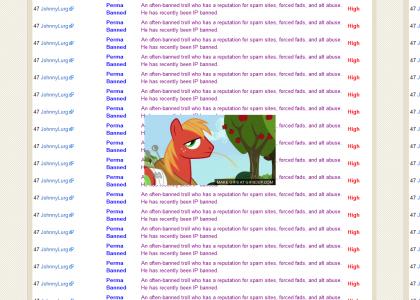 JohnnyLurg has been IP Banned JohnnyLurg has been IP Banned