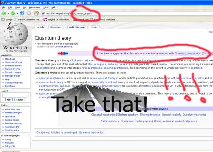 Unified quantum theory is pwned! Unified quantum theory is pwned!