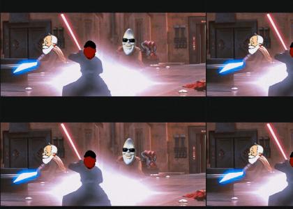 Epic battle, Santabot Moon man Vs Doc Louis! Epic battle, Santabot Moon man Vs Doc Louis!