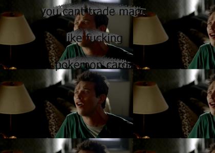 you cant trade magic like POKEMON CARDS! you cant trade magic like POKEMON CARDS!