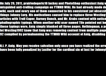 a ytmnd wiki user has died... a ytmnd wiki user has died...