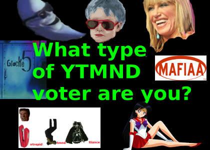 Which type of YTMND voter are you? Which type of YTMND voter are you?