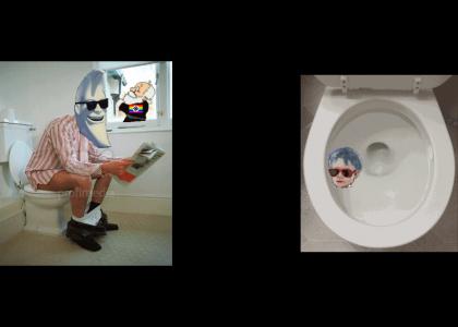Santabot and Moon man KKKortusy Flush! Santabot and Moon man KKKortusy Flush!