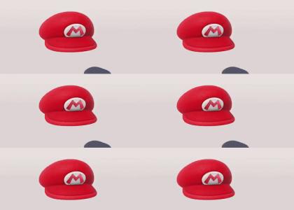 eyes on Mario's hat eyes on Mario's hat