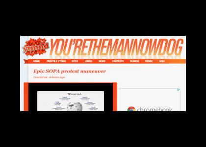 SOPA protests have been spammed on YTMND SOPA protests have been spammed on YTMND