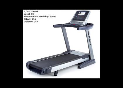 How fat people see treadmills