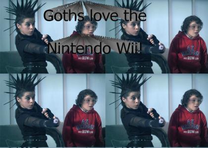 Goths love the Nintendo Wii!