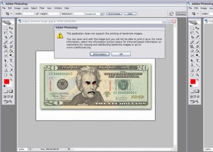 Photoshop won't print money!!!