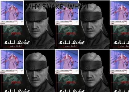 Old Snake is the Enemy!