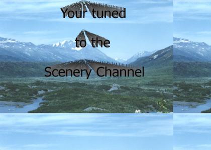 Your tuned to the scenery channel