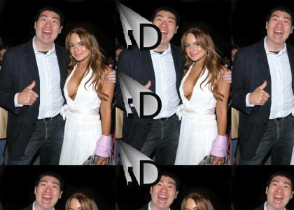 Asian going :D 2 (with Lindsay Lohan)