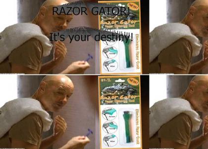 Locke loves razor gator!