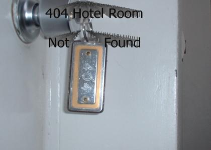 404 Hotel Room Not Found