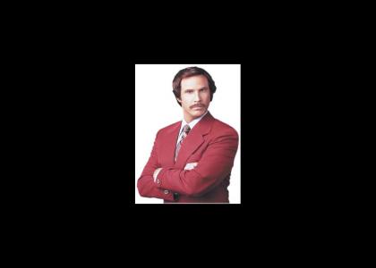 Ron Burgundy...stares into your soul