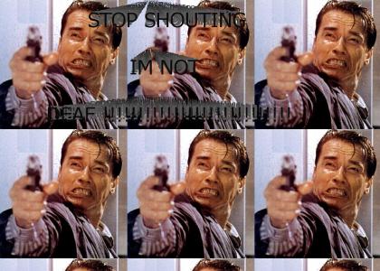 STOP SHOUTING