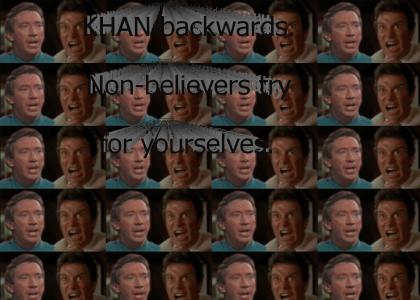 Khan backwards!