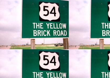 The yellow brick road exists!