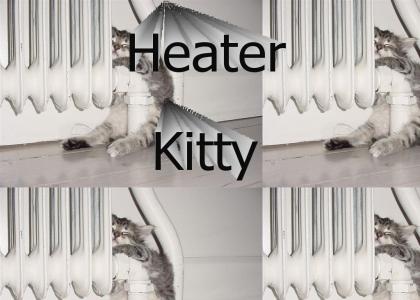 Heater Kitty is having a wonderful time