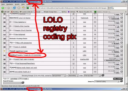 x3 goes registry coding again