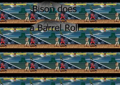 Bison does a Barrel Roll