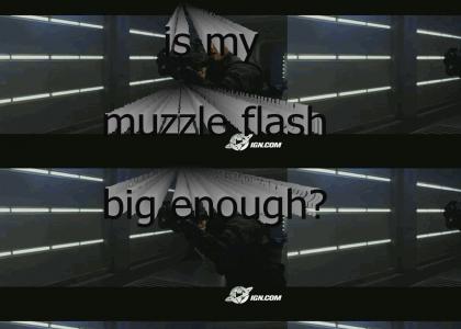 Doom movie has big muzzle flash