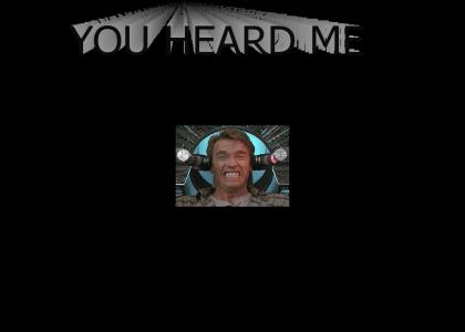 Arnold wants YOU to STFU (refresh)
