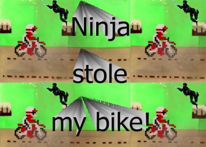 Ninja stole my bike!
