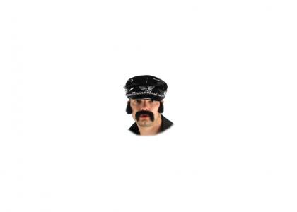 The Biker from the Village People.......Stares into your soul