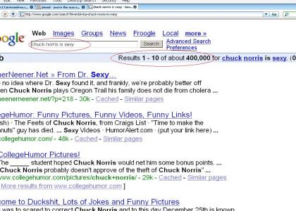 Even Google Thinks Chuck Norris is...