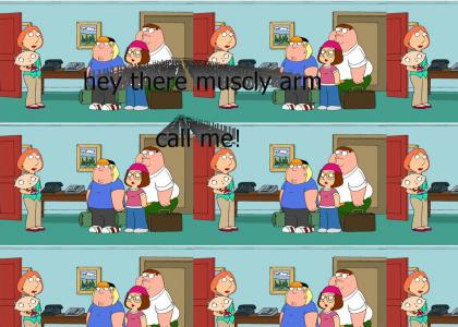 Muscly Arm Answering Machine / Family Guy