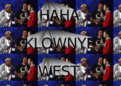 Klownye West at Awards Show