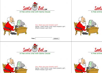 Santa is a lonely man.